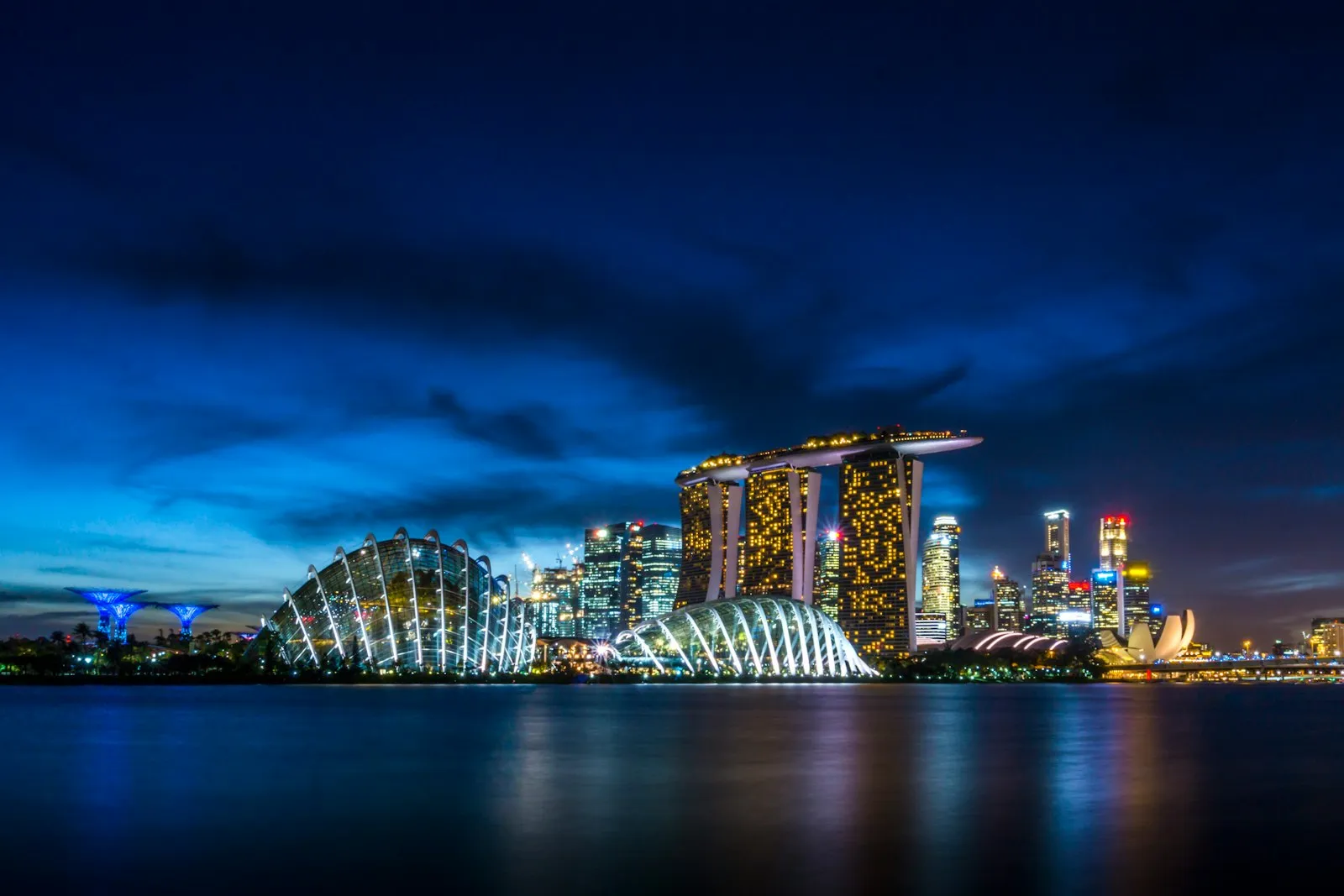 Singapore Marina Bay skyline